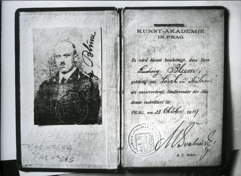 Certificate, Kunst Akademie, Prag